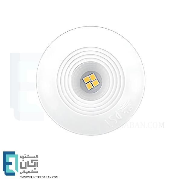 چراغ چشمی دایره ای 3 وات SMD پارس شعاع توس برش 4 سانت
