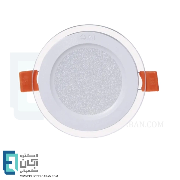 پنل سقفی گرد توکار 9 وات LED مدل گلاریس پارس شعاع توس