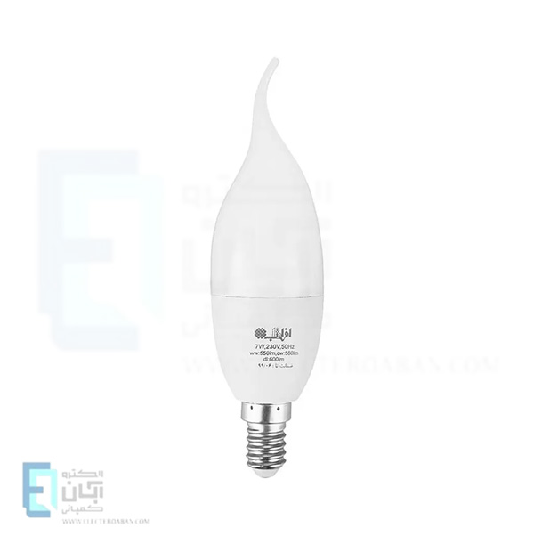 لامپ ال ای دی اشکی 7 وات افراتاب پایه E14 مدل AF-TC37-7W