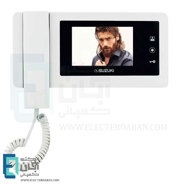 مانیتور آیفون تصویری 4.3 اینچ حافظه دار سوزوکی مدل SZ-416M
