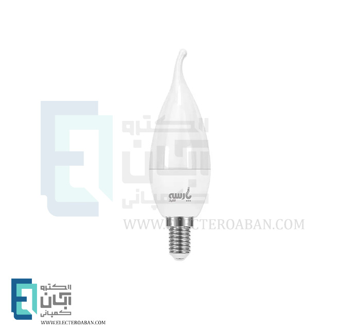 لامپ 7 وات LED شمعی اشکی پارسه شید سرپیچ E14
