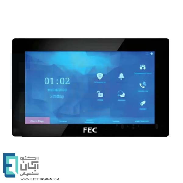 مانیتور آیفون تصویری 10 اینچ بدون گوشی PEO فاین الکتریک مدل FEC-M10AND