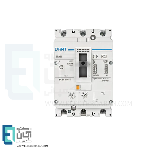 کلید اتوماتیک قابل تنظیم 160 آمپر چانت مدل NM8N-250S