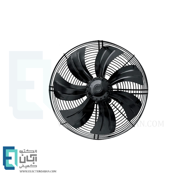 هواکش ایلکای نمره 50 سه فاز دمنده مدل مکنده بدون قاب کد VIK-50A4T2-L