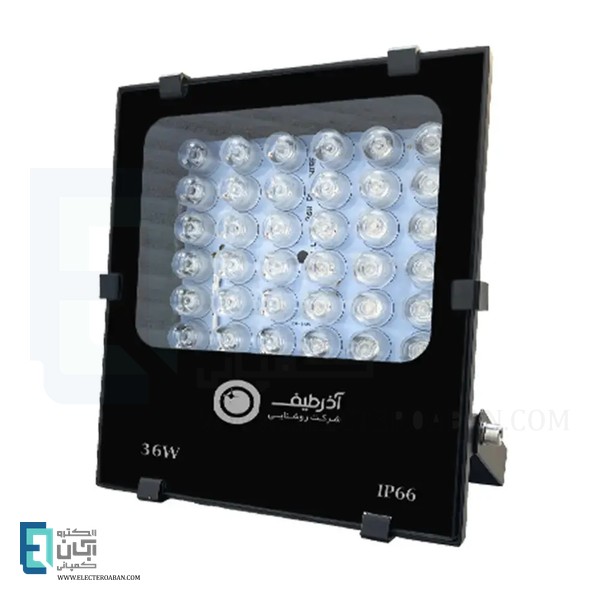 پروژکتور 100 وات 24 ولت لنزدار آذر طیف کد FP100W-24V