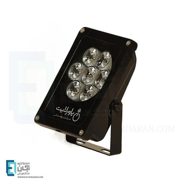پروژکتور 7 وات LED پاور لایت مدل فلت