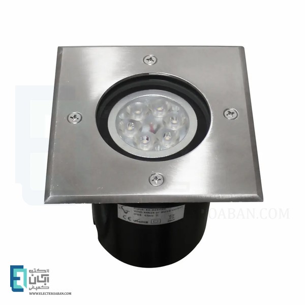 چراغ دفنی مربع سرپیچ GU10 فاین الکتریک FEC-14SQ
