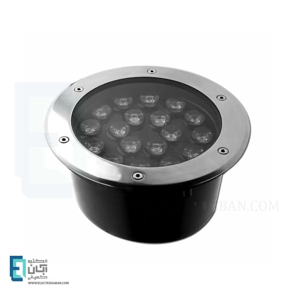چراغ دفنی گرد 18 وات فاین الکتریک مدل FEC-1800R