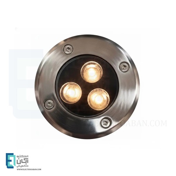 چراغ دفنی 3 در 1 وات گرد ZFR