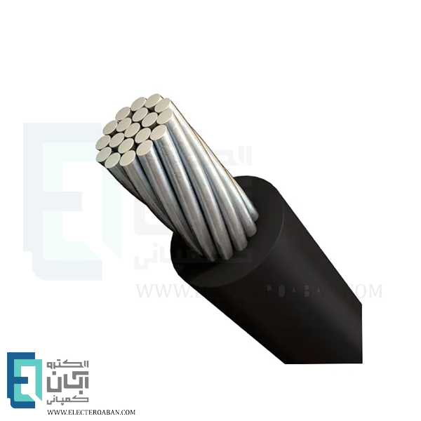 کابل آلومینیوم 1 در 25 متری روکش PVC باختر ایرانیان