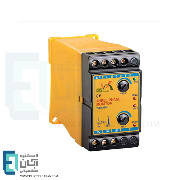 رله کنترل فاز برنا الکترونیک مدل ASN