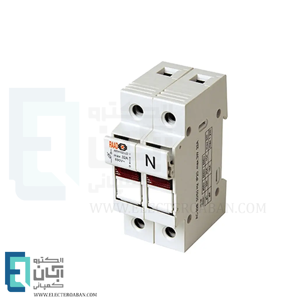 سکسیونر تک پل نول چراغ‌دار سایز 10 در 38 مدل RFH10N-LD رعد