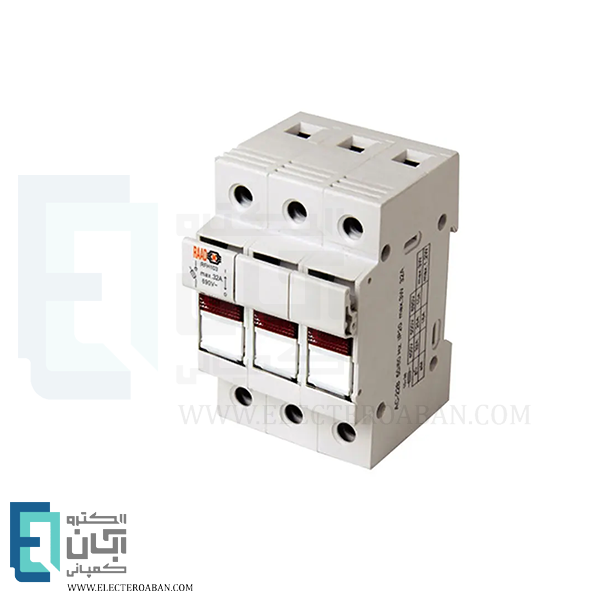 سکسیونر سه پل چراغ‌دار سایز 10 در 38 مدل RFH103LD رعد