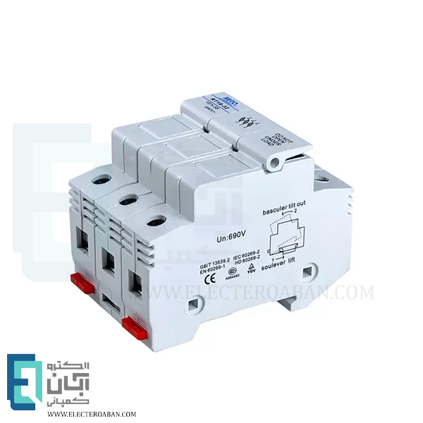 سکسیونر سه پل سایز 10 در 38 چانت مدل RT 28 بسته 4 عددی