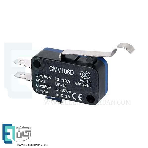 میکروسوئیچ اهرمی با سر منحنی CNTD مدل CMV106D