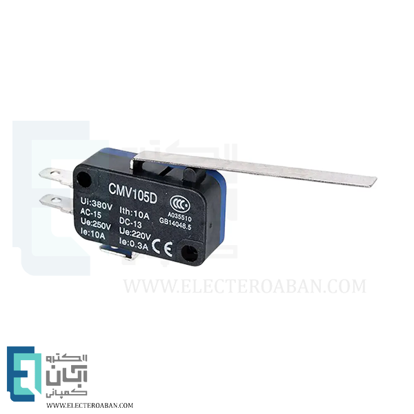 میکروسوئیچ اهرمی بلند ساده CNTD مدل CMV105D