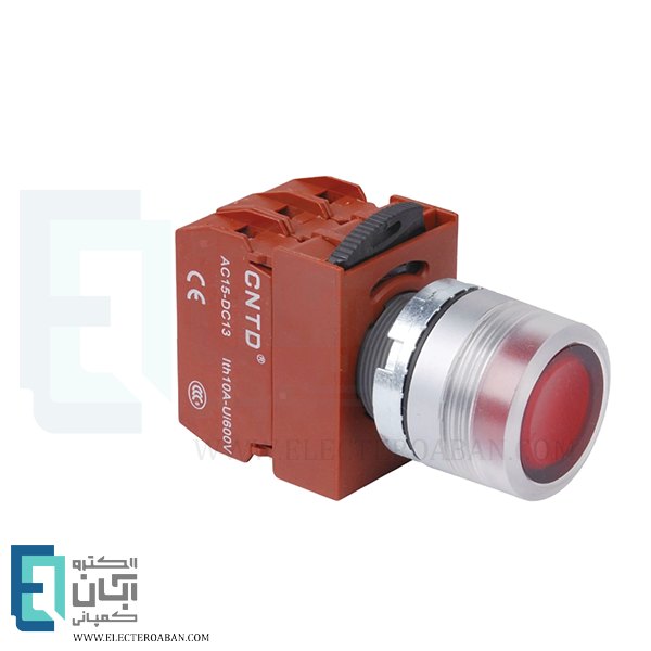 شستی استپ چراغدار قطر 22 CNTD کد C2PIF
