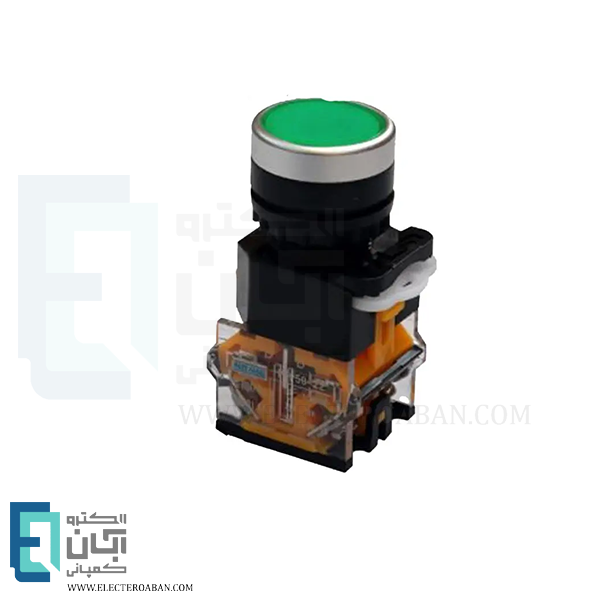 کلید فشاری استارت چراغ دار یک کنتاکت پارس فانال PFP-50-1NO