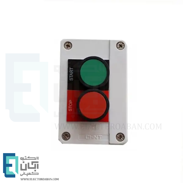 کلید فشاری طرح جعبه دو شستی چانت مدل NP2-B 211
