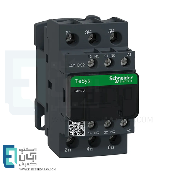 کنتاکتور 32 آمپر 220 ولت AC اشنایدر کد LC1D32M7