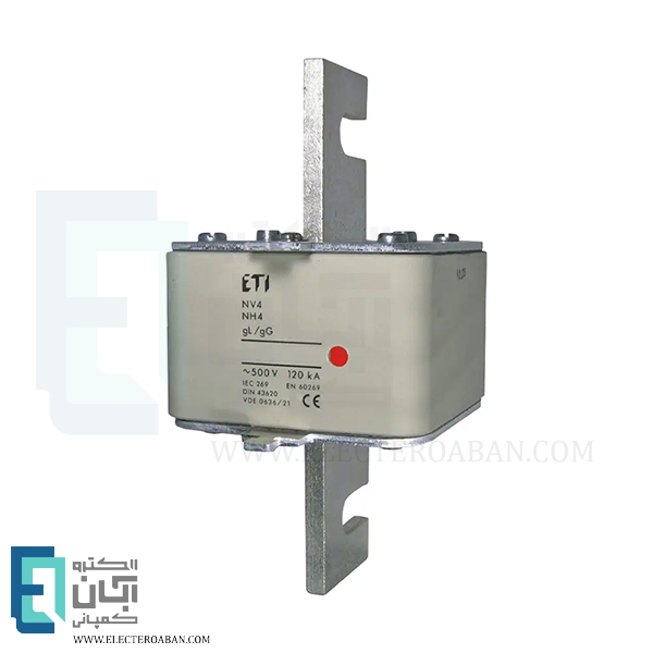 فیوز کاردی با نشانگر 1000 آمپر ETI سری NH/NV 4