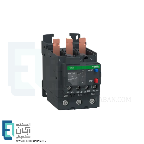 رله حرارتی بی‌ متال رنج 30 الی 40 آمپر اشنایدر کد LRD340