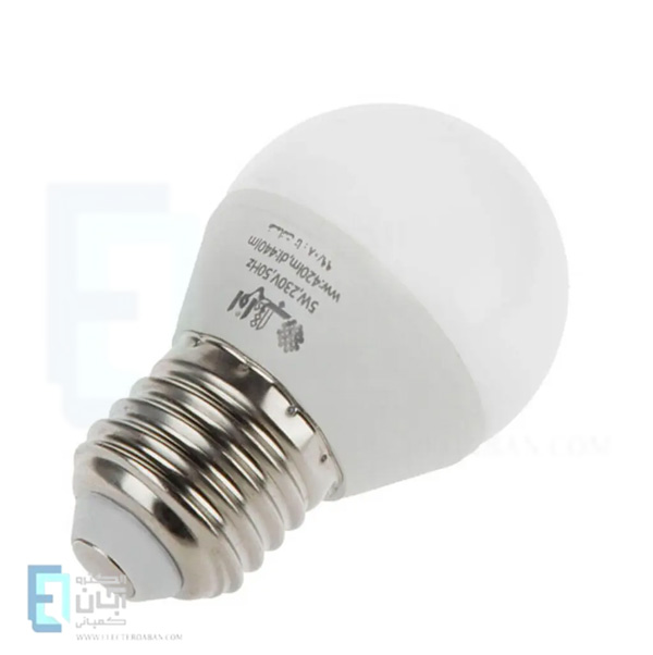 لامپ 5 وات حبابی ال ای دی LED افراتاب پایه E27 مدل AF-G45-5W
