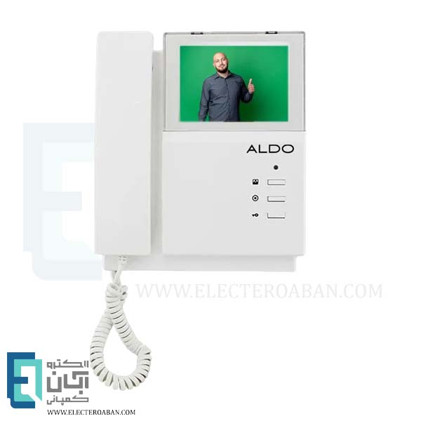 مانیتور آیفون تصویری 4.3 اینچ حافظه دار آلدو مدل 412M