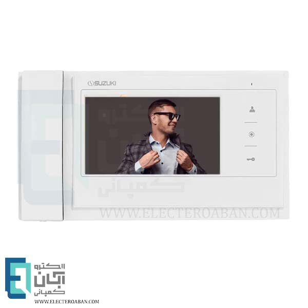 مانیتور آیفون تصویری 7 اینچ حافظه دار سوزوکی مدل SZ-727M