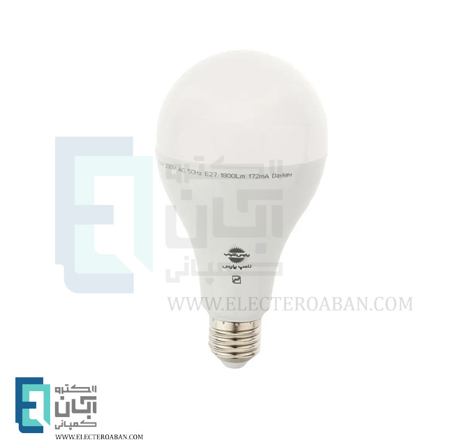 لامپ ال ای دی حبابی 12 وات پارس شهاب مدل A60 سرپیچ E27