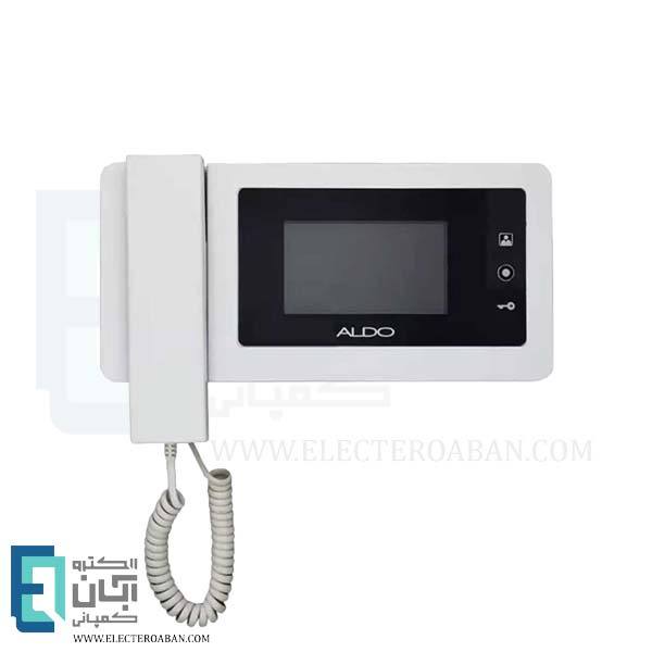 مانیتور آیفون تصویری 4.3 اینچ حافظه دار آلدو مدل 414M