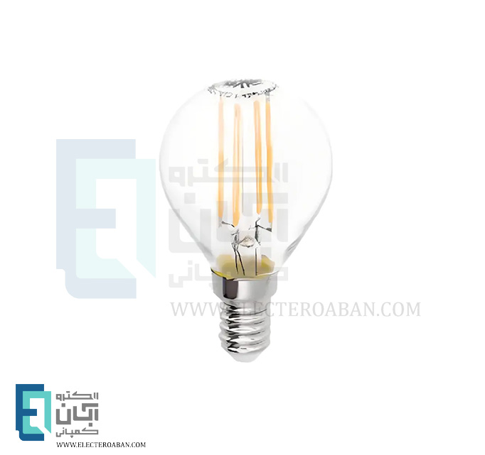 لامپ ال ای دی 4 وات شفاف شعاع مدل SH-G45-C-4.5W با سرپیچ E14