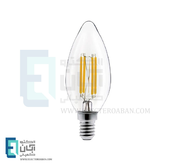 لامپ شمعی فیلامنتی 4 وات کندل میتره