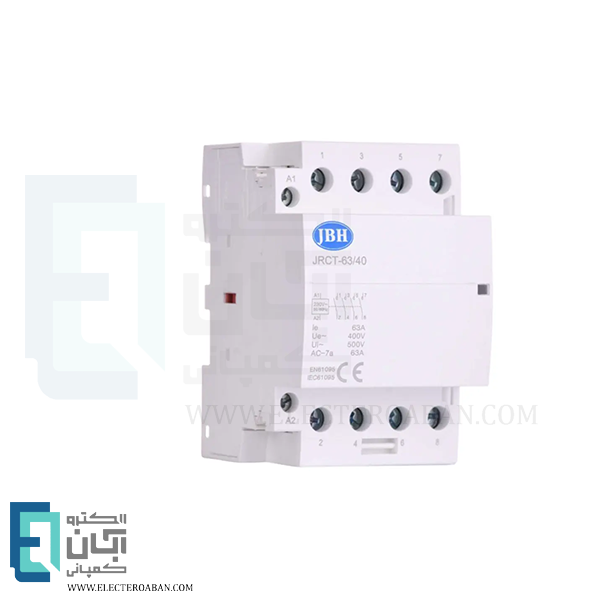 کنتاکتور 4 پل 63 آمپر اتوماتیک JBH کد CA406340A