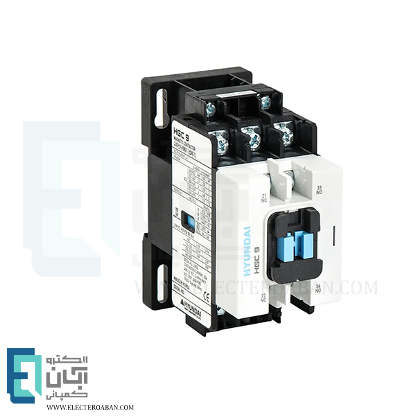 کنتاکتور 9 آمپر 4 کیلو وات هیوندای با بوبین AC