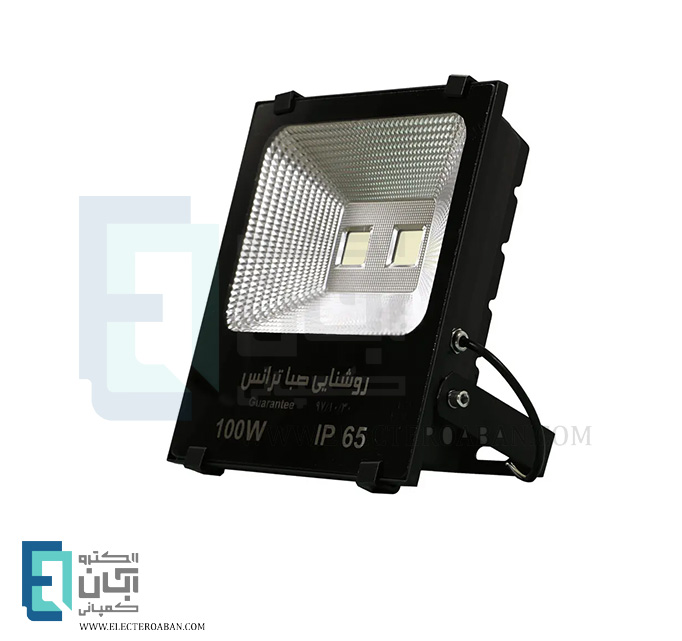 پرژکتور 100 وات سنگین صباترانس مدل تخت COB
