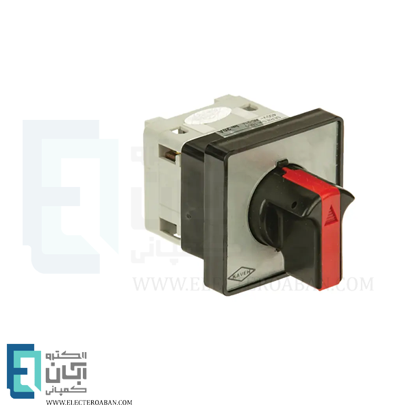 کلید سلکتوری 40 آمپر تکفاز شش حالته با صفر الکترو کاوه کد CMO16