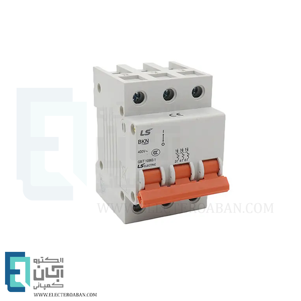 کلید مینیاتوری سه پل 16 آمپر ال اس مدل BKN-C16-6K-3P