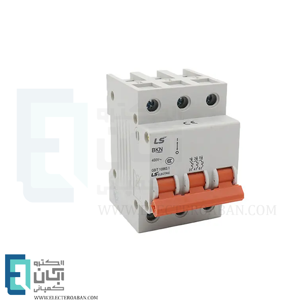 کلید مینیاتوری سه پل 25 آمپر ال اس مدل BKN-C25-6K-3P