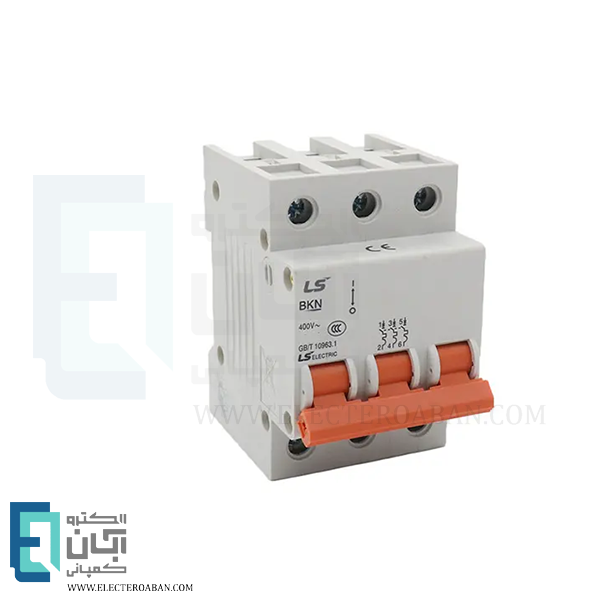 کلید مینیاتوری سه پل 40 آمپر ال اس مدل BKN-C40-6K-3P