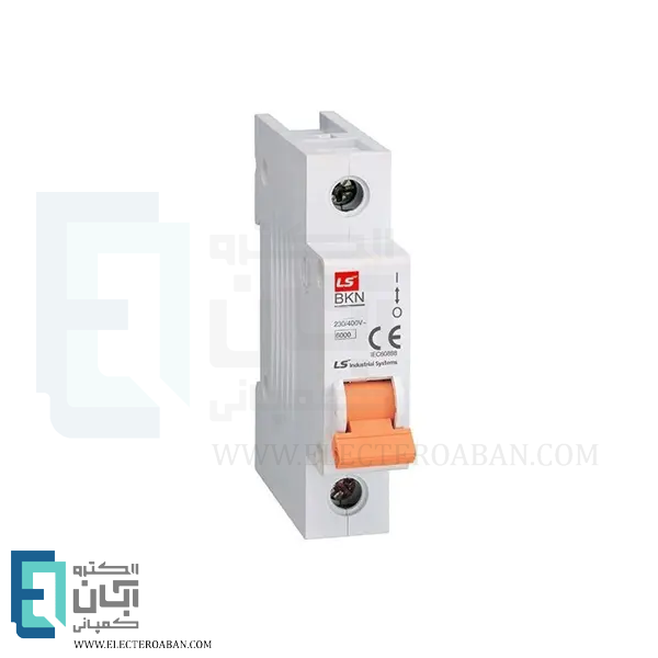 کلید مینیاتوری یک پل 10 آمپر ال اس مدل BKN-C10-6K-1P