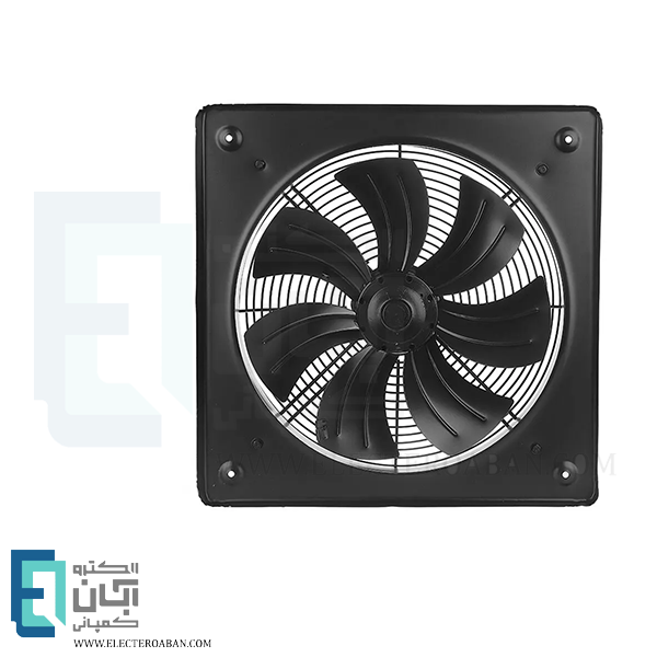 هواکش ایلکای نمره 40 تک فاز هفت پر فلزی دمنده مدل دمنده با قاب کد VIK-40A6S