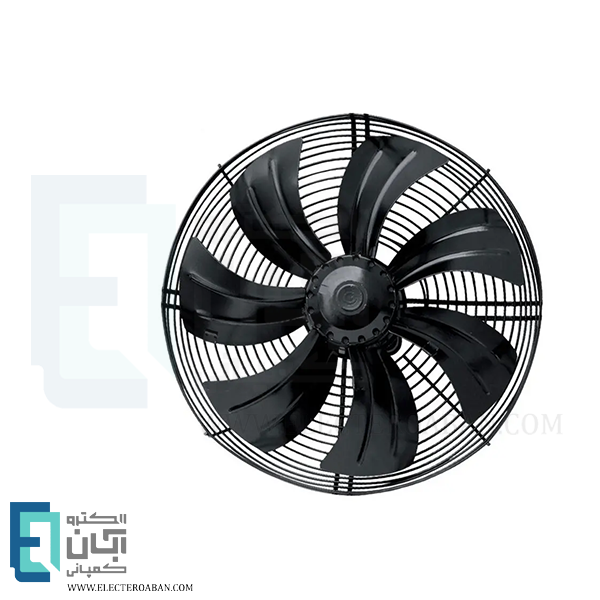 هواکش ایلکای نمره 40 سه فاز دمنده مدل مکنده بدون قاب کد VIK-40A4T2-L