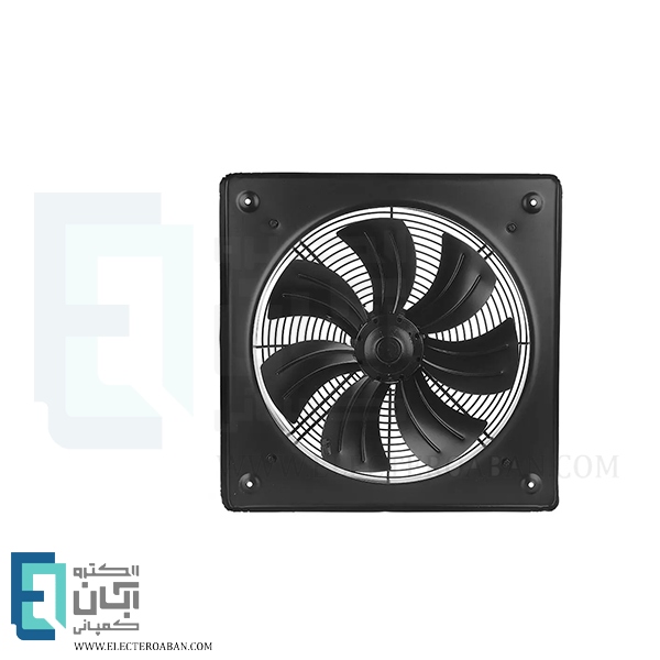 هواکش ایلکای نمره 50 تک فاز هفت پر فلزی دمنده مدل دمنده با قاب کد VIK-50A6S