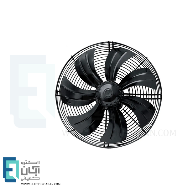 هواکش ایلکای نمره 50 سه فاز دمنده مدل مکنده بدون قاب کد VIK-50G4T2-H