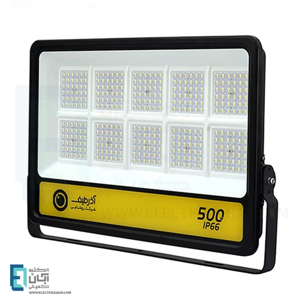پروژکتور ال ای دی 400 وات لنزدار آذر طیف مدل آلفا کد FL400W