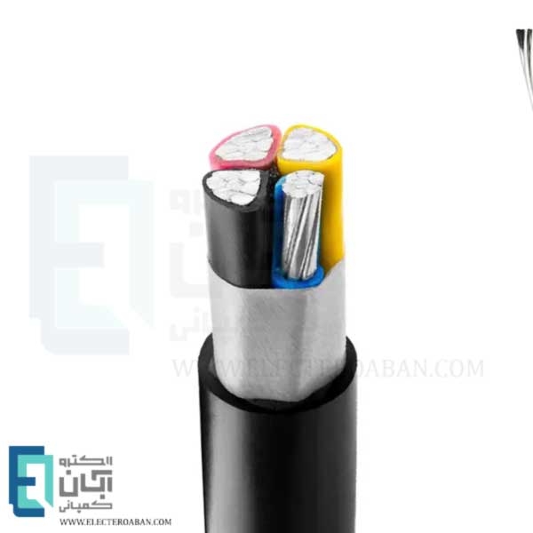 کابل آلومینیوم 3 در 120+240 متری روکش PVC باختران ایرانیان