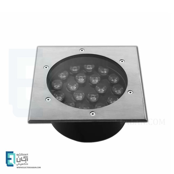چراغ دفنی مربع 18 وات فاین الکتریک مدل FEC-1800SQ
