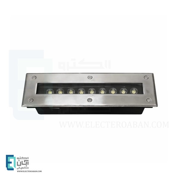 چراغ دفنی مستطیل 9 وات فاین الکتریک مدل FEC-300