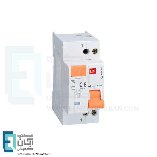 کلید محافظ جان ترکیبی RCBO یک پل + نول 32 آمپر ال اس مدل RKP-4.5K-30ma